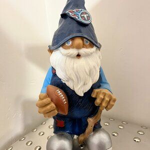 Tennessee Titans NFL Garden Gnome - Holding Stick and Football